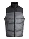 JACK & JONES Weste ''''CHILI'''' anthrazit / schwarz
