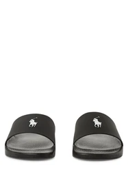 Polo Ralph Lauren Badeschuh Pantolette 'Polo Slide' schwarz/weiß