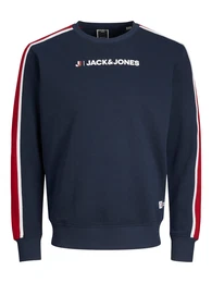 Sweatshirt ''''LOGAN'''' navy / rot / wei