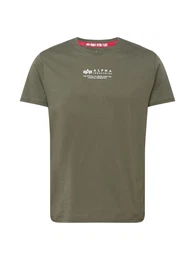 T-Shirt oliv / wei