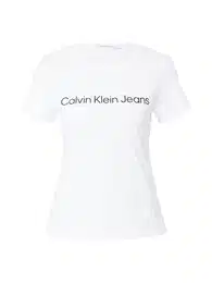 Jeans Tričko černá / bílá
