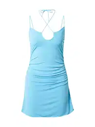 Letní šaty aqua modrá