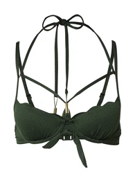 Bikini gornji dio 'Scallop' tamno zelena