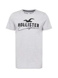 T-Shirt graumeliert / schwarz