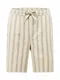 JACK & JONES Shorts ''''DAVE'''' beige / dunkelgrau