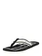 TOMMY HILFIGER Zehentrenner beige / schwarz / wei