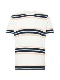 T-Shirt beige / kitt / mint / schwarz