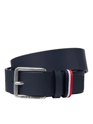 JACK & JONES Gürtel 'Espo' navy/dunkelblau/rot/weiß