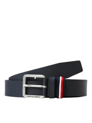 JACK & JONES Gürtel 'Espo' navy/dunkelblau/rot/weiß