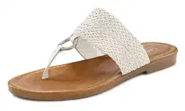 Žabky stříbrná / průhledná / offwhite