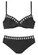 LASCANA Bikini  zlatna / crna / bijela