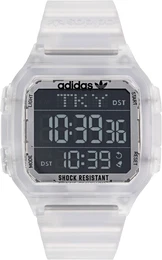 Digitaluhr wei / schwarz / grau