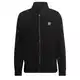 ADIDAS ORIGINALS Fleecejacke 'Adicolor Classics Trefoil' schwarz / wei