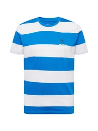 T-Shirt blau / weiß