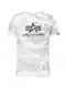 ALPHA INDUSTRIES T-Shirt stone / hellgrau / schwarz / wei