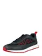 HUGO Sneaker ''''Icelin'''' dunkelblau / rot / schwarz