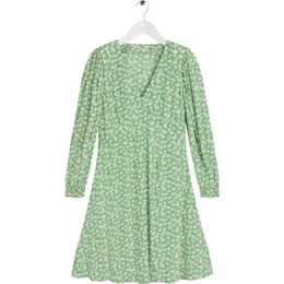 Šaty 'Vicca Kima' zelená / oranžová / bílá