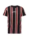 HOLLISTER T-Shirt rot / schwarz / weiß