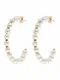 PIECES Nunice ''''JILLA''''  zlat / perlov bl