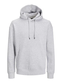 JACK & JONES Sweatshirt 'JJEStar' graumeliert JACK & JONES Sweatshirt 'JJEStar' graumeliert