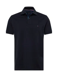 Poloshirt navy / knallrot / wei