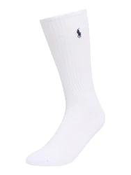 Polo Ralph Lauren Herren Tennissocken CREW-6-PACK Wei