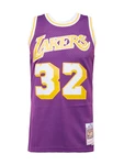 Mitchell & Ness Sporttop 'LOS ANGELES LAKERS - MAGIC JOHNSON' NBA 85-86 T-Shirt goldgelb/aubergine/wei
