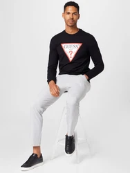 GUESS Sweatshirt Audley rot/schwarz/weiß