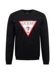 GUESS Sweatshirt Audley rot/schwarz/weiß
