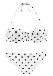 Bikiny černá / bílá