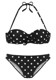 Bikiny černá / bílá