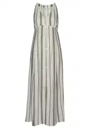 Letní šaty světle béžová / černá