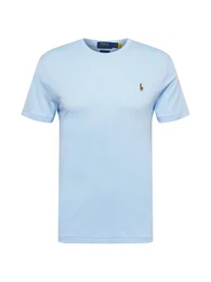 T-Shirt hellblau / braun