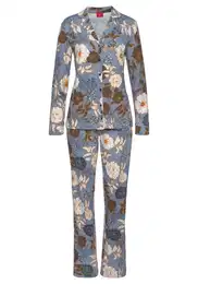 Pyžamo chladná modrá / mix barev