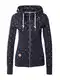 Ragwear Mikina ''''PAYA DOTS''''  námořnická modř / světle šedá