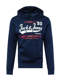 Sweatshirt navy / rot / weiß