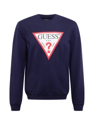 GUESS Sweatshirt Audley marine/rot/weiß