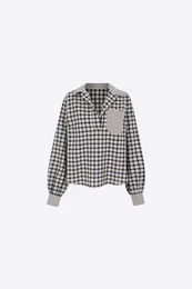 Halenka 'Gee' námořnická modř / hnědá