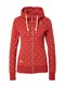 Ragwear Mikina ''''PAYA''''  oranžově červená / bílá