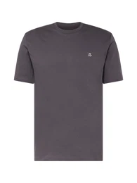 T-Shirt (GOTS) anthrazit / hellgrau