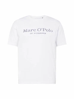 Marc O'Polo T-Shirt (GOTS) Weiß/Braun/Weiß/Braun/Weiß/Braun/Weiß/Braun/Weiß/Braun/Weiß/Braun/Weiß/Braun/Weiß/Braun/Weiß/Braun/Weiß/Braun/Weiß/Braun/Weiß/Braun/Weiß/Braun/Weiß/Braun/Weiß/Braun