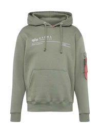 Sweatshirt grn / wei