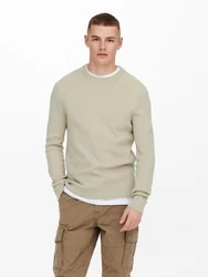 Only & Sons Pullover 'Phill' hellgrau