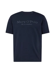 Marc O'Polo T-Shirt (GOTS) nachtblau/silber