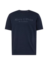 T-Shirt (GOTS) nachtblau / silber