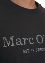 Marc O'Polo T-Shirt (GOTS) grau/schwarz