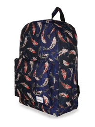 Rucksack marine / melone / schwarz / weiß