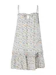 Šaty mix barev / bílá