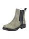 Rieker Chelsea boty  khaki / černá