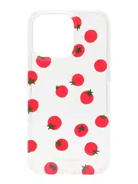 Pouzdro na smartphone 'Roma Tomato Iphone 13 Pro Case' zelená / červená / bílá